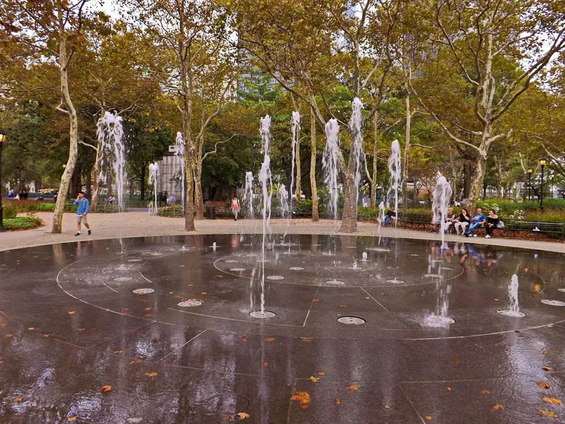 The Battery Fountain Splash Pad