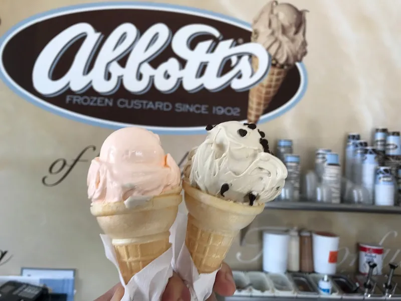 ice cream shops Abbott's Frozen Custard