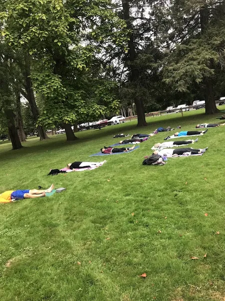 outdoor yoga Heartspace Yoga & Healing Arts - Albany