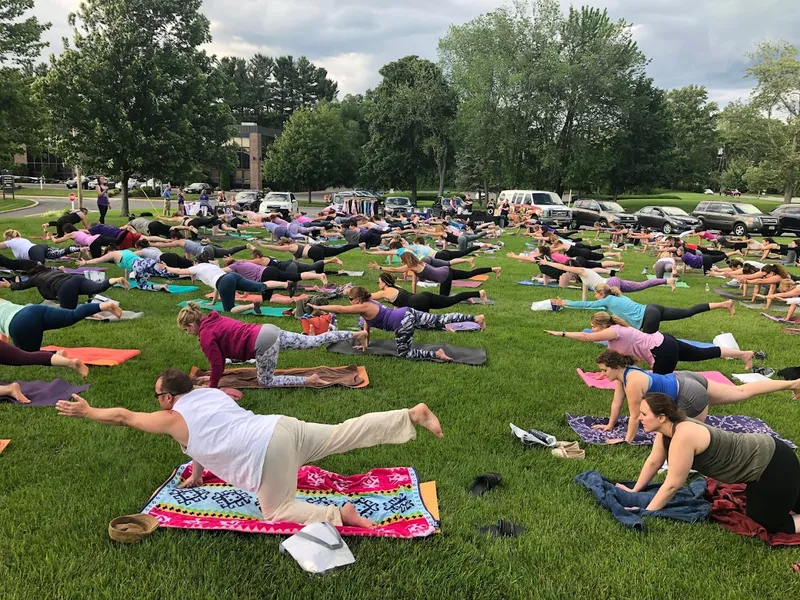 outdoor yoga The Hot Yoga Spot