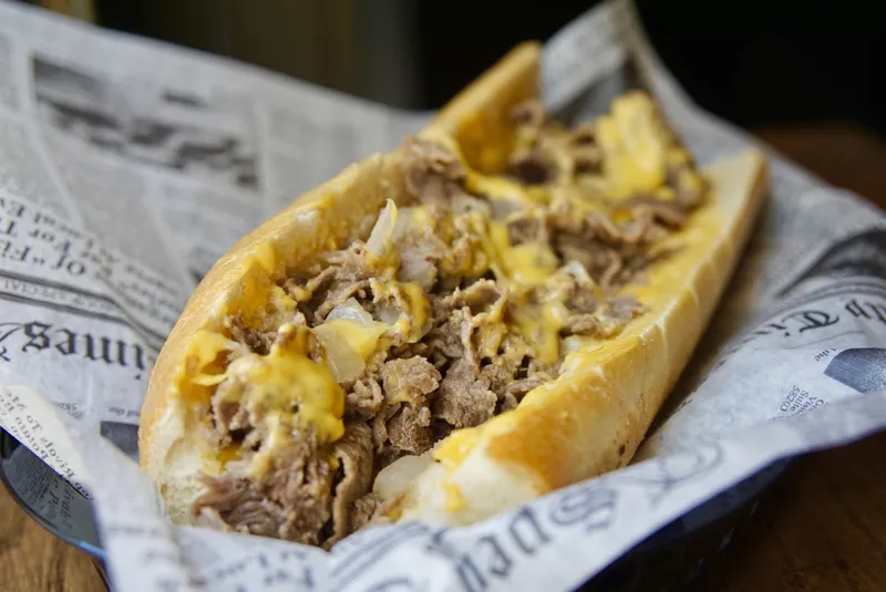 philly cheesesteaks Olde City Cheesesteaks & Brew