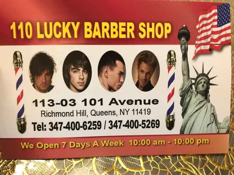 barber shops 110 LUCKY BARBER SHOP