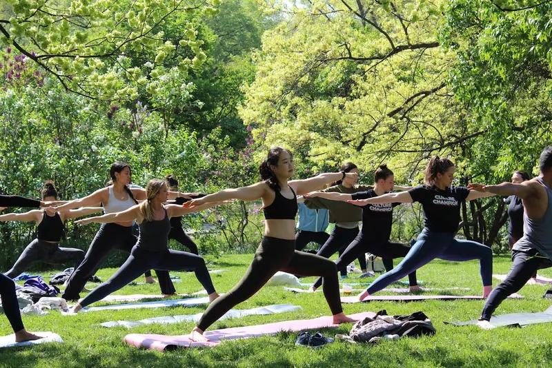 Yoga in Central Park