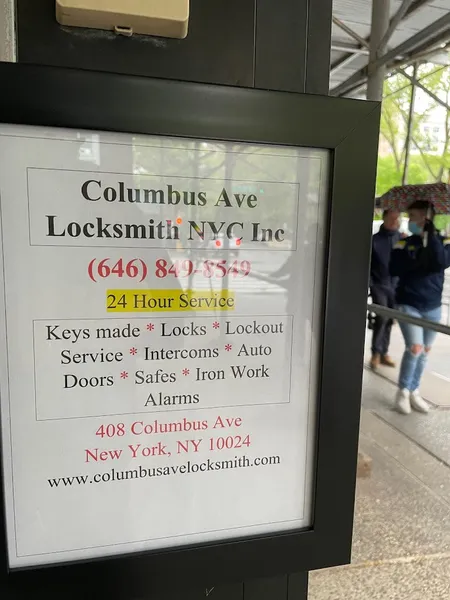 Columbus Ave Locksmith NYC
