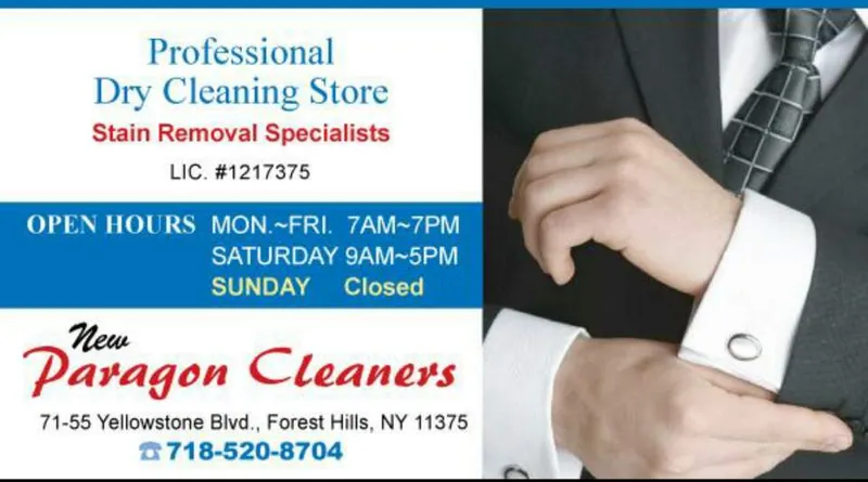 dry cleaning New Paragon Cleaners