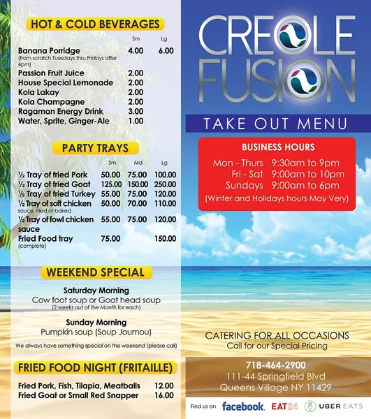 Creole Fusion Haitian American Cuisine