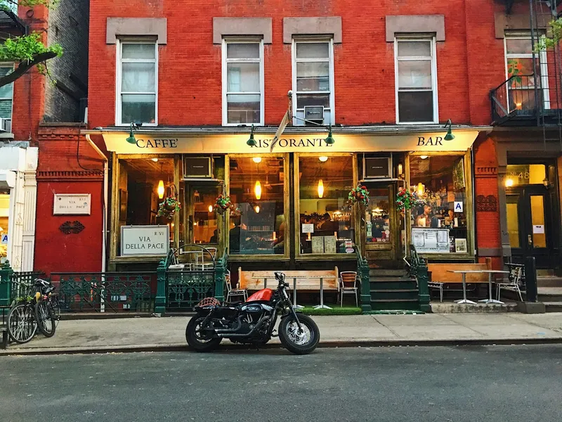 late night restaurants Via Della Pace in East Village