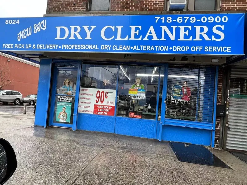 dry cleaning New Sky Cleaners Inc.