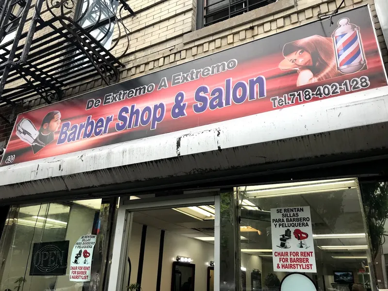 barber shops De Extremo A Extremo Barber Shop & Salon in Mott Haven