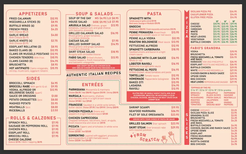 Fabio's Pizzeria & Restaurant