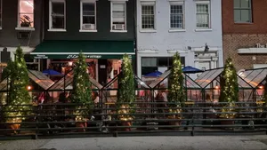 outdoor dining in Greenwich Village NYC