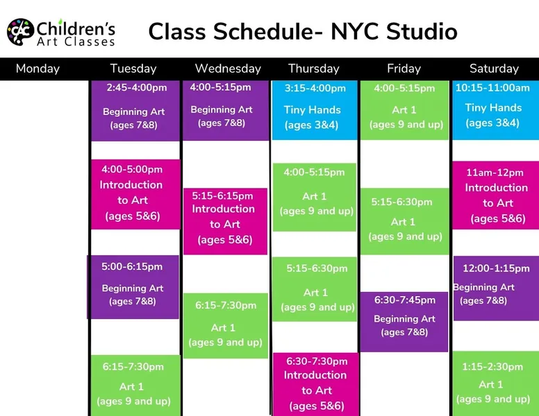 Children's Art Classes New York, NY