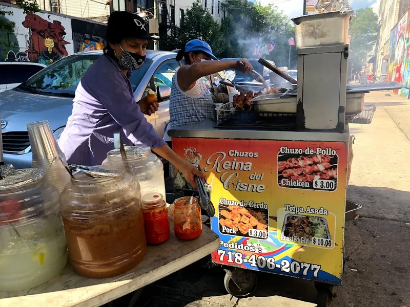 Ecuadorian restaurants Chuzos Reina Del Cisne Ecuadorian bbq