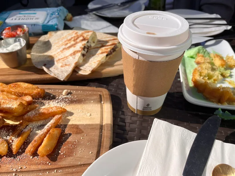 caprese sandwich Anyway Beach Cafe