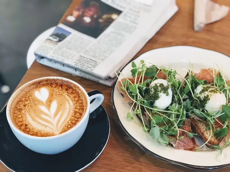 cappuccino Irving Farm New York in Gramercy