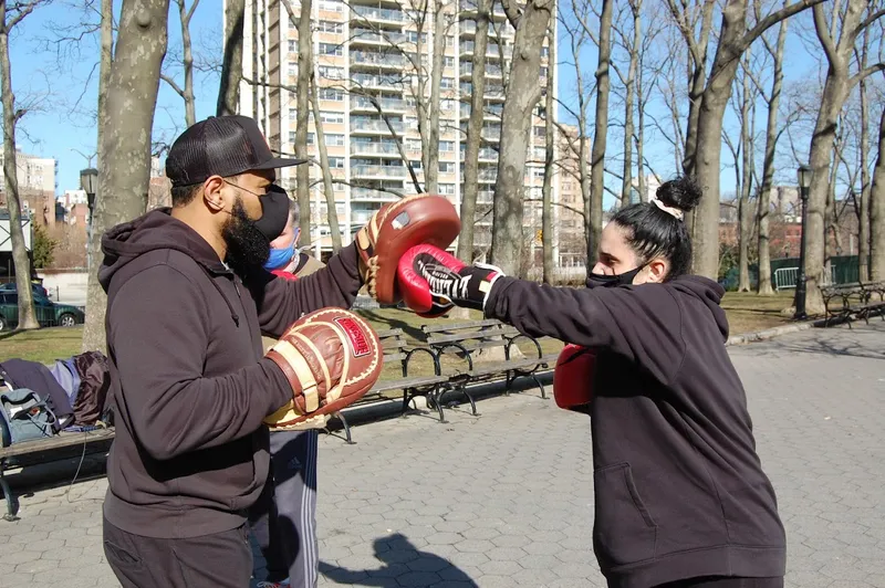 Boxing with Fitness Trainer Raul Frank