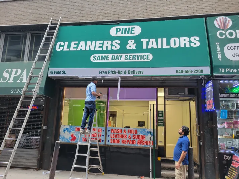 dry cleaning Pine Cleaners & Tailors in Financial District