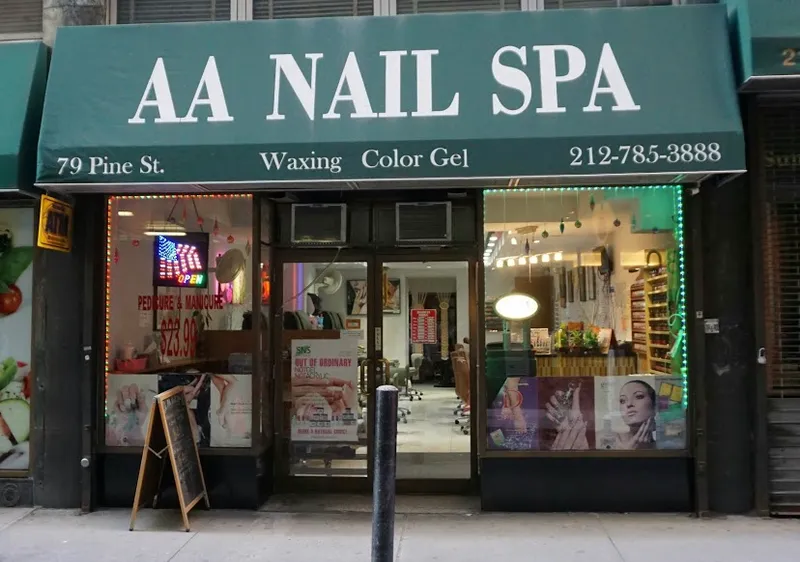 nail salons AA Nails Spa in Financial District