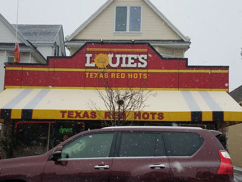 BBQ Restaurants Louies Texas Red Hots Elmwood in Elmwood Village