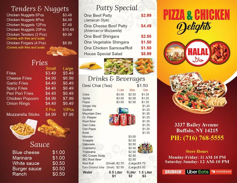 Pizza & Chicken Delights (100% Halal )