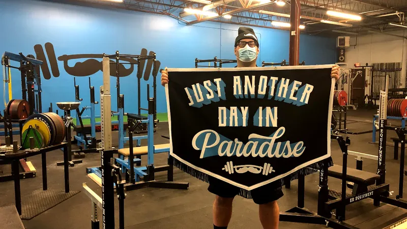 personal trainers Mustache Fitness and Barbell