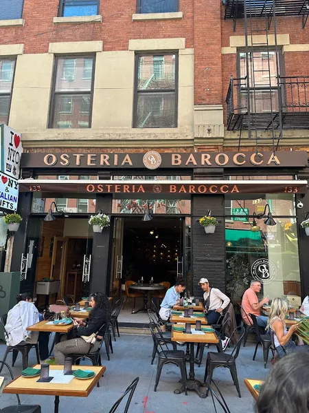 outdoor dining Osteria Barocca