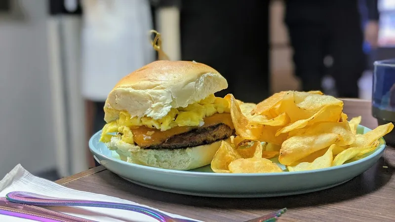 egg sandwich Allentown Cafe