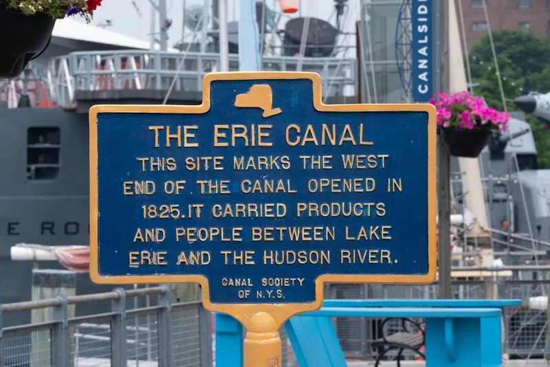 Kid-friendly bike trails Erie Canalway Trail Mile Marker Zero