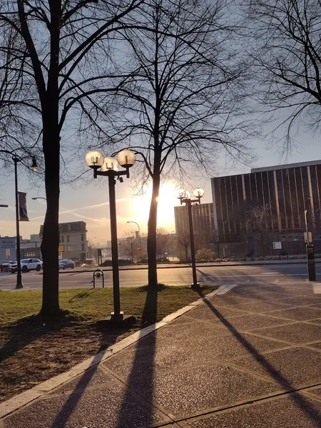 Places for sunsets Lafayette Square