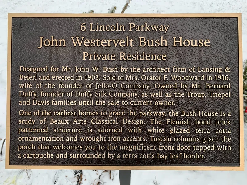 Historical sites John Westerfelt Bush House