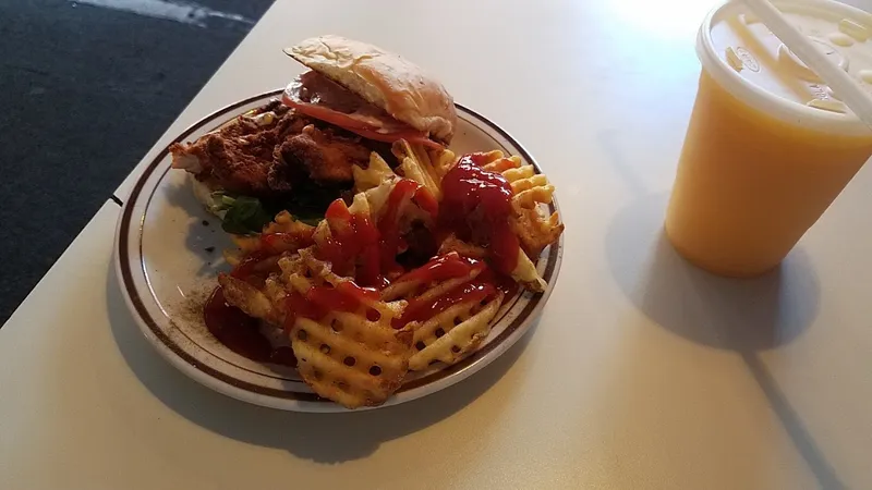 chicken sandwiches Funk 'n Waffles