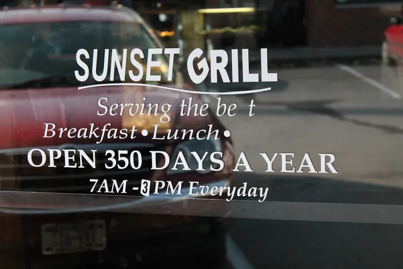 Places for sunsets Sunset Grill