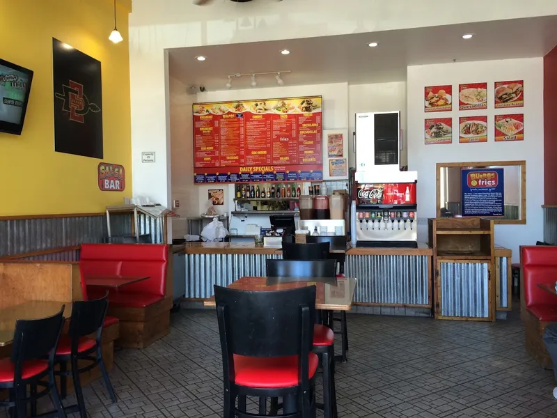 mexican restaurants Burros & Fries Clairemont