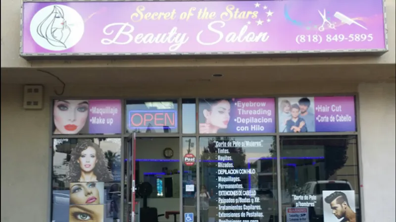 hair salons Secret of the Stars Beauty Salon & Barbershop