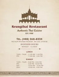 thai restaurants in San Jose