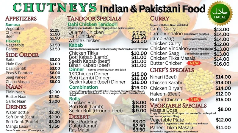 pakistani restaurants Chutneys