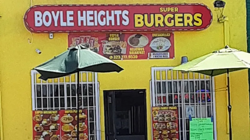 Sandwiches restaurants Boyle Heights Super Burgers