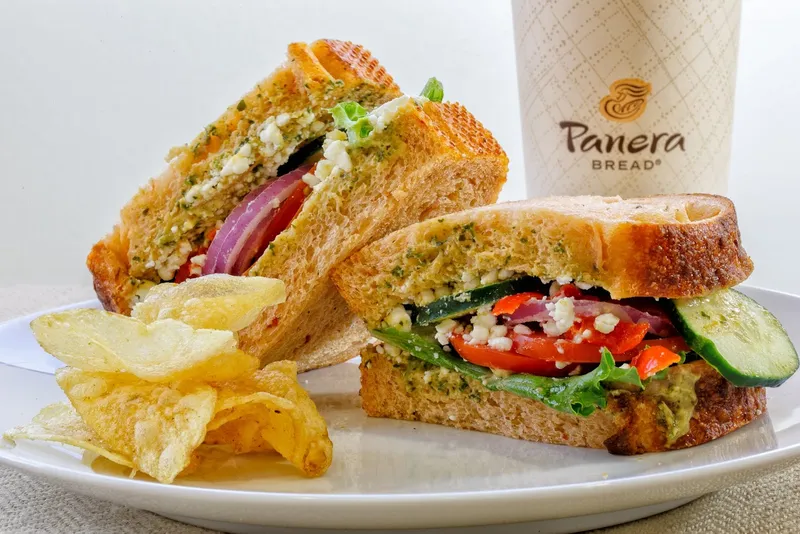 Sandwiches restaurants Panera Bread in Downtown San Jose