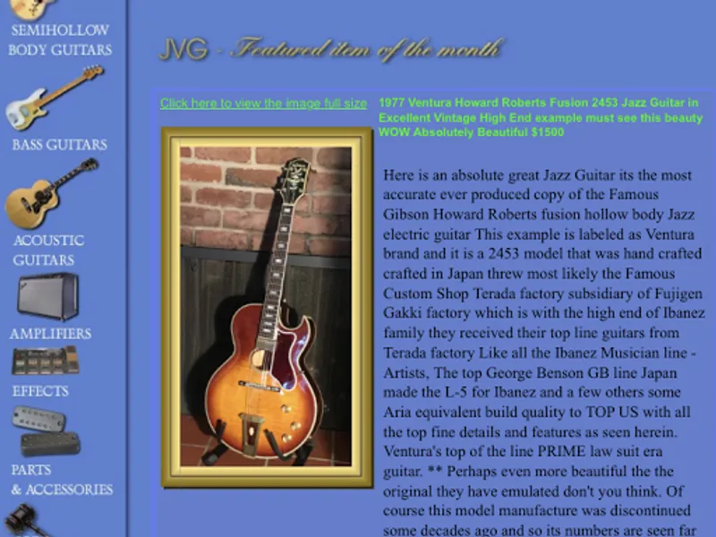 Joe's Vintage Guitars aka JVGuitars