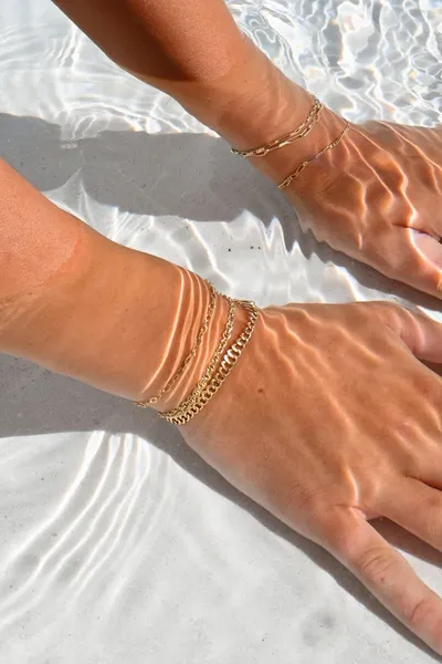 Golden Wave Permanent Jewelry