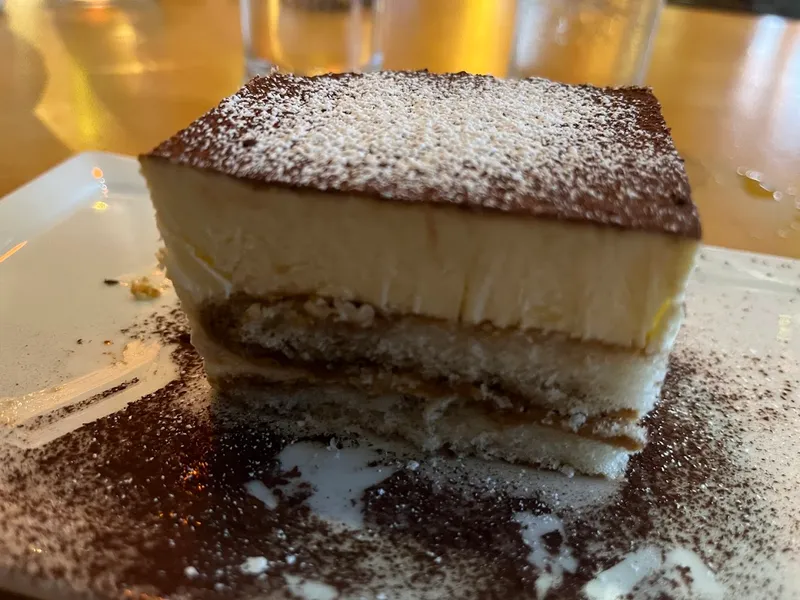 Tiramisu restaurants Sampino’s Kitchen at Joe Marty’s