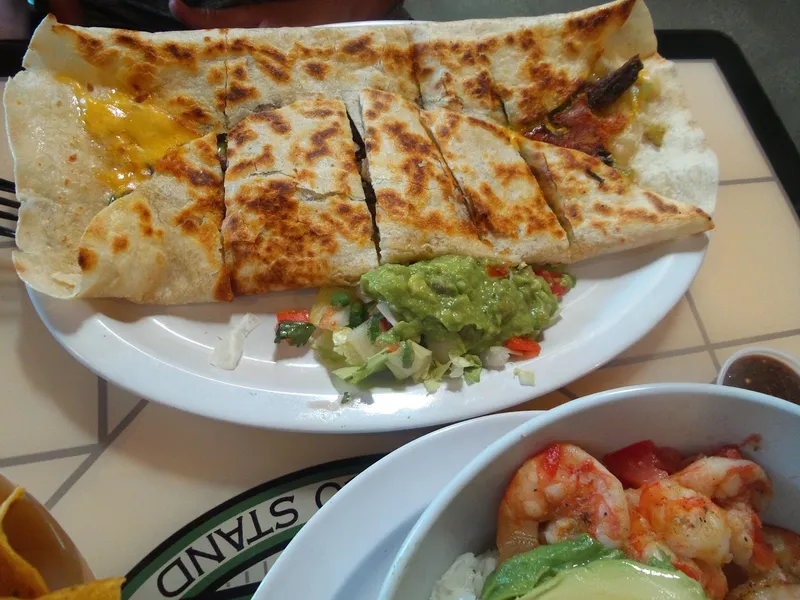 chicken quesadilla Poquito Mas