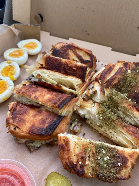 garlic bread Borekas Sephardic Pastries