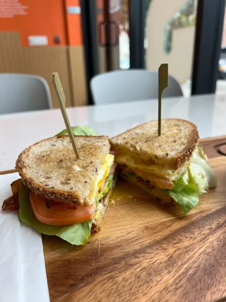 egg sandwich The Carving Board Koreatown