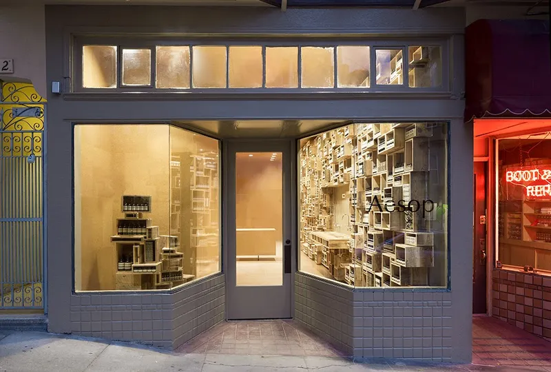 cosmetics stores Aesop