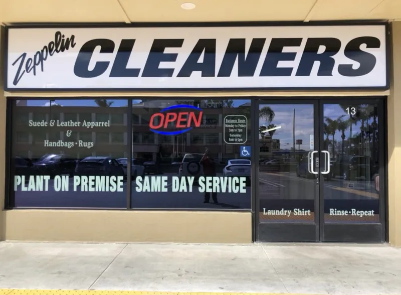 dry cleaning Zeppelin Cleaners