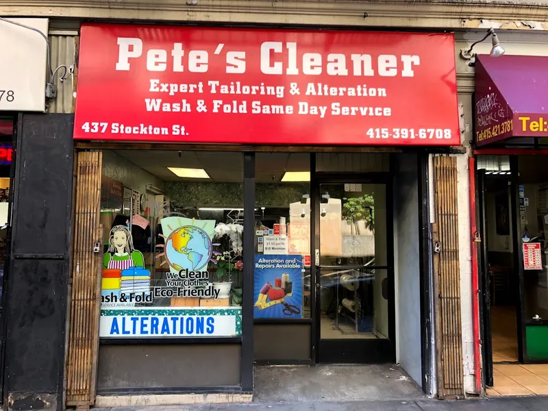 dry cleaning Pete's Cleaners