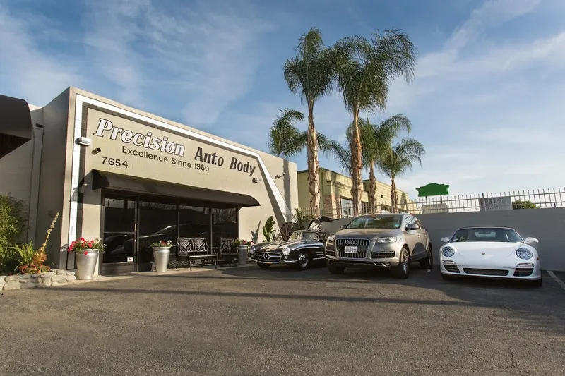 auto body shops Precision Auto Body Collision Repair Shop ~ servicing Reseda, CA and the San Fernando Valley