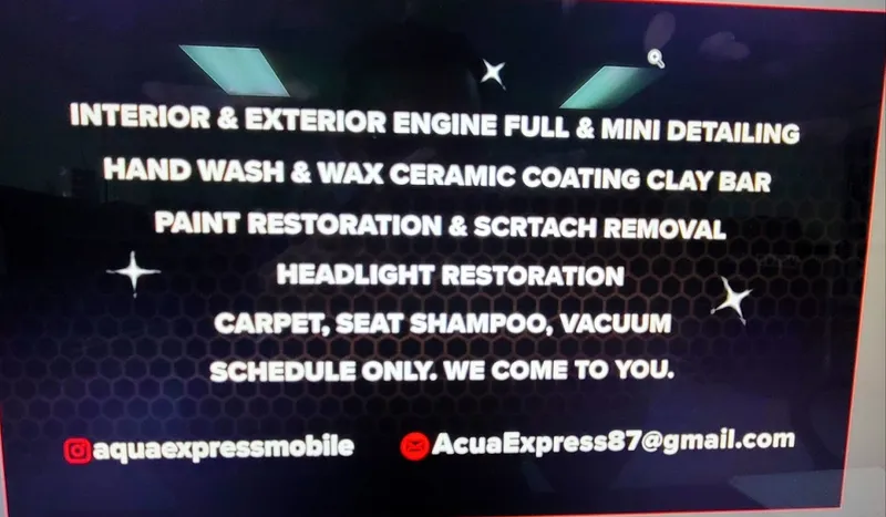Aqua Express Mobile Auto Detail & Wash