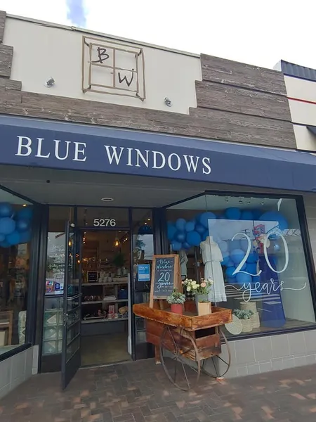 Gift Shops Blue Windows